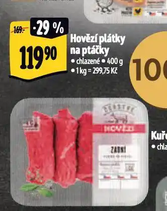 Albert Hovězí plátky na ptáčky nabídka