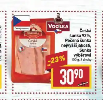 Billa Česká šunka nabídka