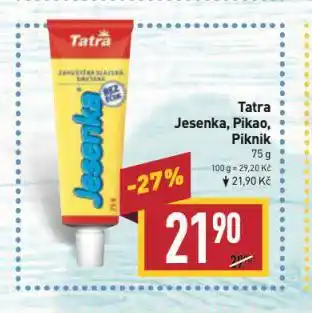 Billa Piknik nabídka