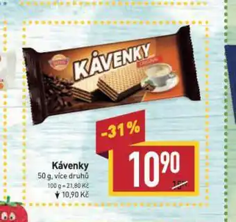 Billa Kávenky nabídka