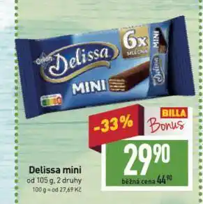 Billa Delissa nabídka