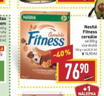 Billa Nestlé fitness cereálie nabídka