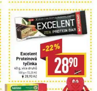 Billa Excelent proteinová tyčinka nabídka