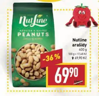 Billa Nutline arašídy nabídka