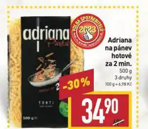Billa Adriana na pánev nabídka