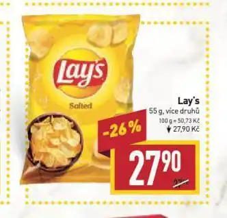 Billa Lay's chipsy nabídka