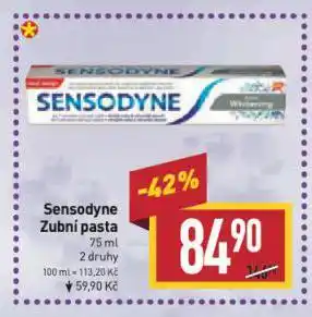 Billa Sensodyne zubní pasta nabídka