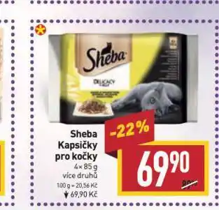 Billa Sheba kapsičky pro kočky nabídka