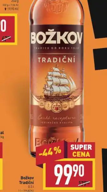 Billa Božkov tradiční nabídka