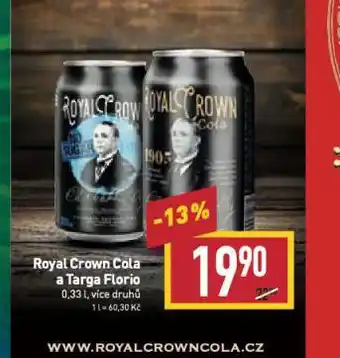 Billa Royal crown cola nabídka