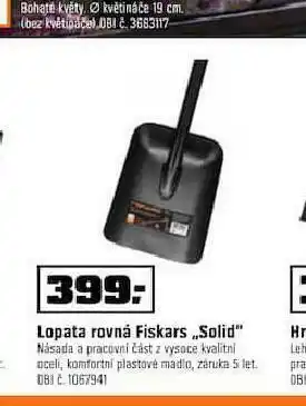 OBI Lopata rovná fiskars nabídka
