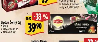 Albert Lipton čaj nabídka