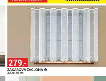 Baumax Žakárová záclona nabídka