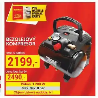 Bezolejový kompresor