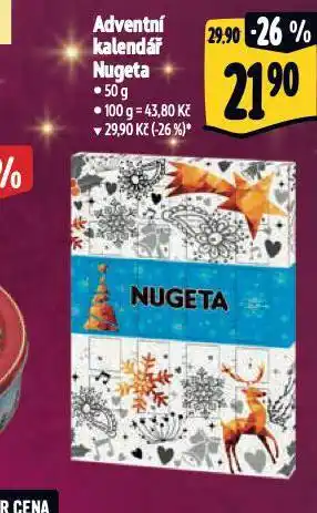 Albert Adventní kalendář nugeta nabídka