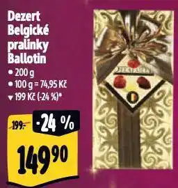 Albert Dezert belgické pralinky ballotin nabídka