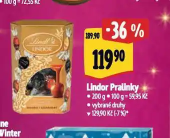 Albert Lindor pralinky nabídka