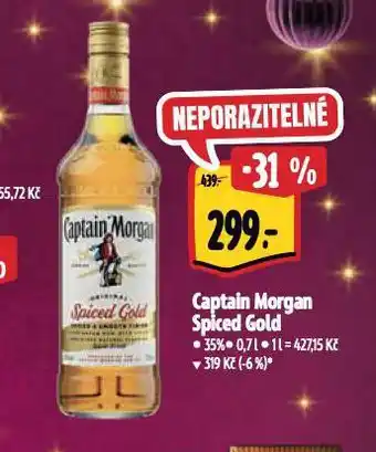 Albert Captain morgan spiced gold nabídka