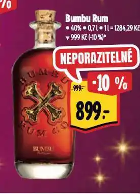 Albert Bumbu rum nabídka