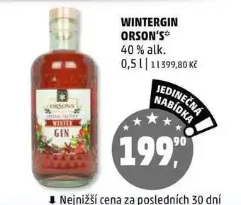 Penny Market Wintergin orson's 40 % alk., 0,5 l nabídka