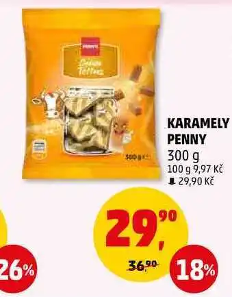 Penny Market Karamely penny, 300 g nabídka