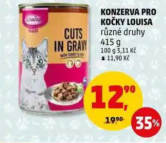 Penny Market Konzerva pro kočky louisa různé druhy, 415 g nabídka