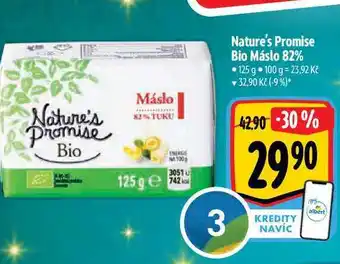 Albert Nature's promise bio máslo 125 g nabídka