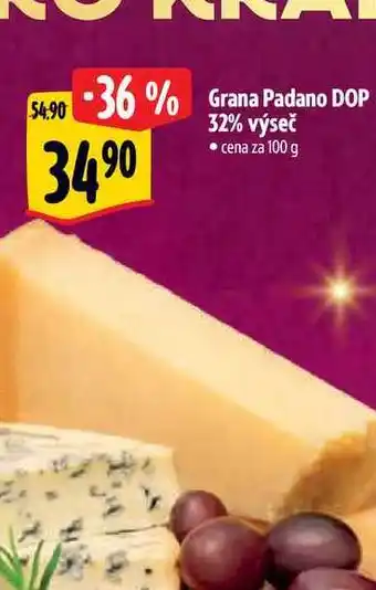 Albert Grana padano dop 32% výseč 100 g nabídka