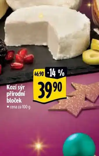 Albert Kozí sýr přírodní bloček 100 g nabídka