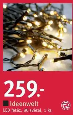 Rossmann Ideenwelt led řetěz, 80 světel nabídka