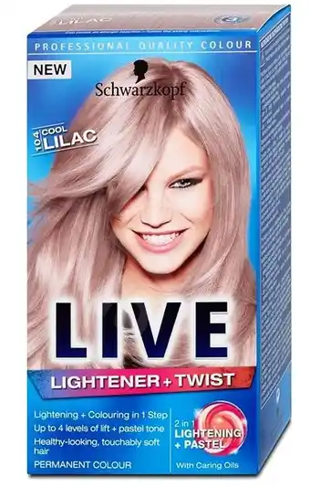 Rossmann Schwarzkopf live barva na vlasy, vybrané druhy nabídka