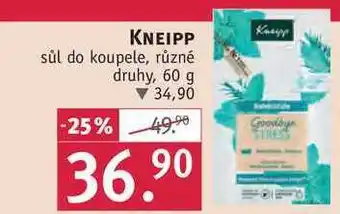 Rossmann Kneipp sůl do koupele, 60 g nabídka