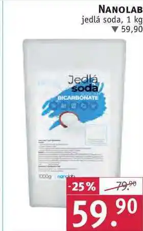 Rossmann Nanolab jedlá soda, 1 kg nabídka