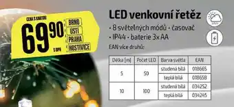 Tamda Foods Led venkovní řetěz nabídka