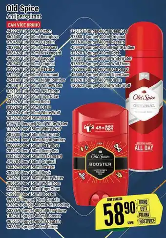 Tamda Foods Old spice nabídka