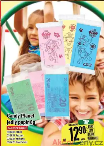 Tamda Foods Candy planet jedlý papír 8 g nabídka