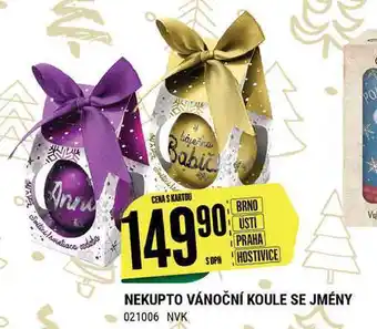 Tamda Foods Nekupto vánoční koule se jmény nabídka