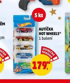 Penny Market Autíčka hot wheels nabídka