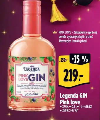 Albert Legenda gin nabídka