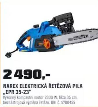 OBI NAREX ELEKTRICKÁ ŘETĚZOVÁ PILA ,,EPR 35-23 nabídka