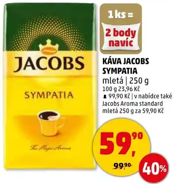 Penny Market KÁVA JACOBS SYMPATIA nabídka