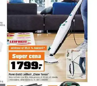 Parní čistič liefheit clean tense