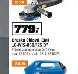 OBI Bruska úhlová cmi nabídka