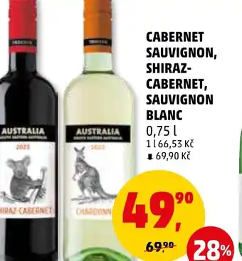 Penny Market CABERNET SAUVIGNON, SHIRAZ- CABERNET, SAUVIGNON BLANC nabídka