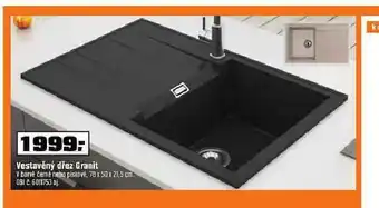 OBI Vestavěný dřez granit nabídka