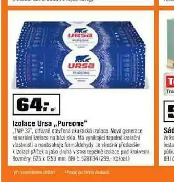 OBI Izolace ursa pureone nabídka