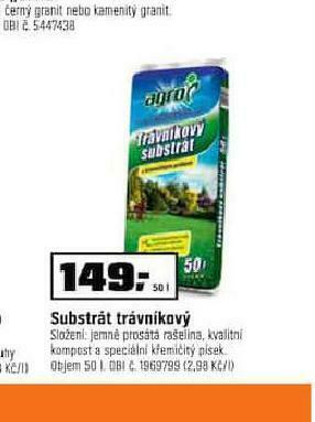 OBI Substrát trávníkový nabídka