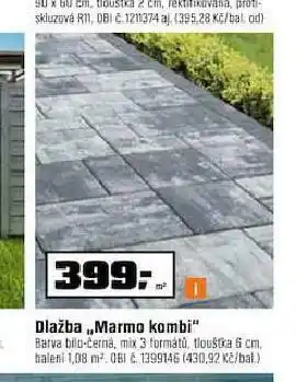 OBI Dlažba marmo kombi nabídka