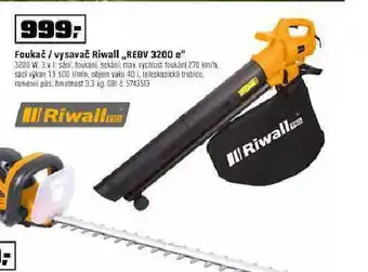 OBI Foukač / vysavač riwall nabídka