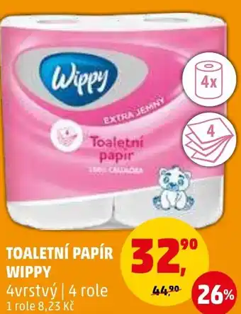 Penny Market TOALETNÍ PAPÍR WIPPY nabídka